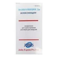 Ванкомицин Дж, лиофилизат для приготовления раствора для инфузий 1000 мг 100 шт