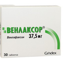 Венлаксор, таблетки 37.5 мг 30 шт