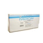 Рибоксин, раствор для внутривенного введения 20 мг/мл 5 мл 10 шт ампулы