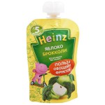 Пюре, Heinz (Хайнц) 90 г яблоко брокколи без сахара с 5 мес дой-пак