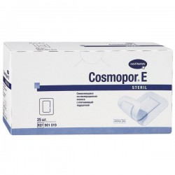 Повязка стерильная самоклеющаяся, Cosmopor E (Космопор Е) р. 15смх6см 25 шт арт. 901019 послеоперационная