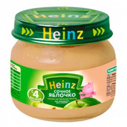 Пюре, Heinz (Хайнц) 120 г сочное яблочко с 4 мес