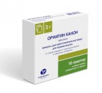 Орнитин Канон, гранулы для приготовления раствора для приема внутрь 3 г 5 г 10 шт