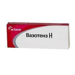 Вазотенз Н, таблетки покрытые пленочной оболочкой 50 мг+12.5 мг 30 шт