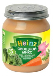 Пюре, Heinz (Хайнц) 120 г овощной микс с 5 мес