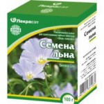 Льна семена, сырье 100 г 1 шт