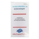 Ванкомицин Дж, лиофилизат для приготовления раствора для инфузий 1000 мг 5 шт